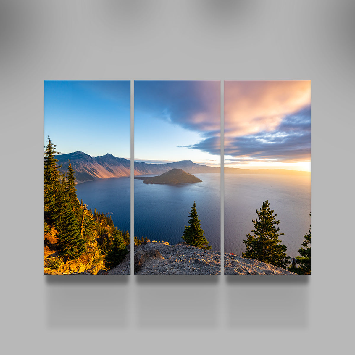 Crater Lake Sunrise Wall Art