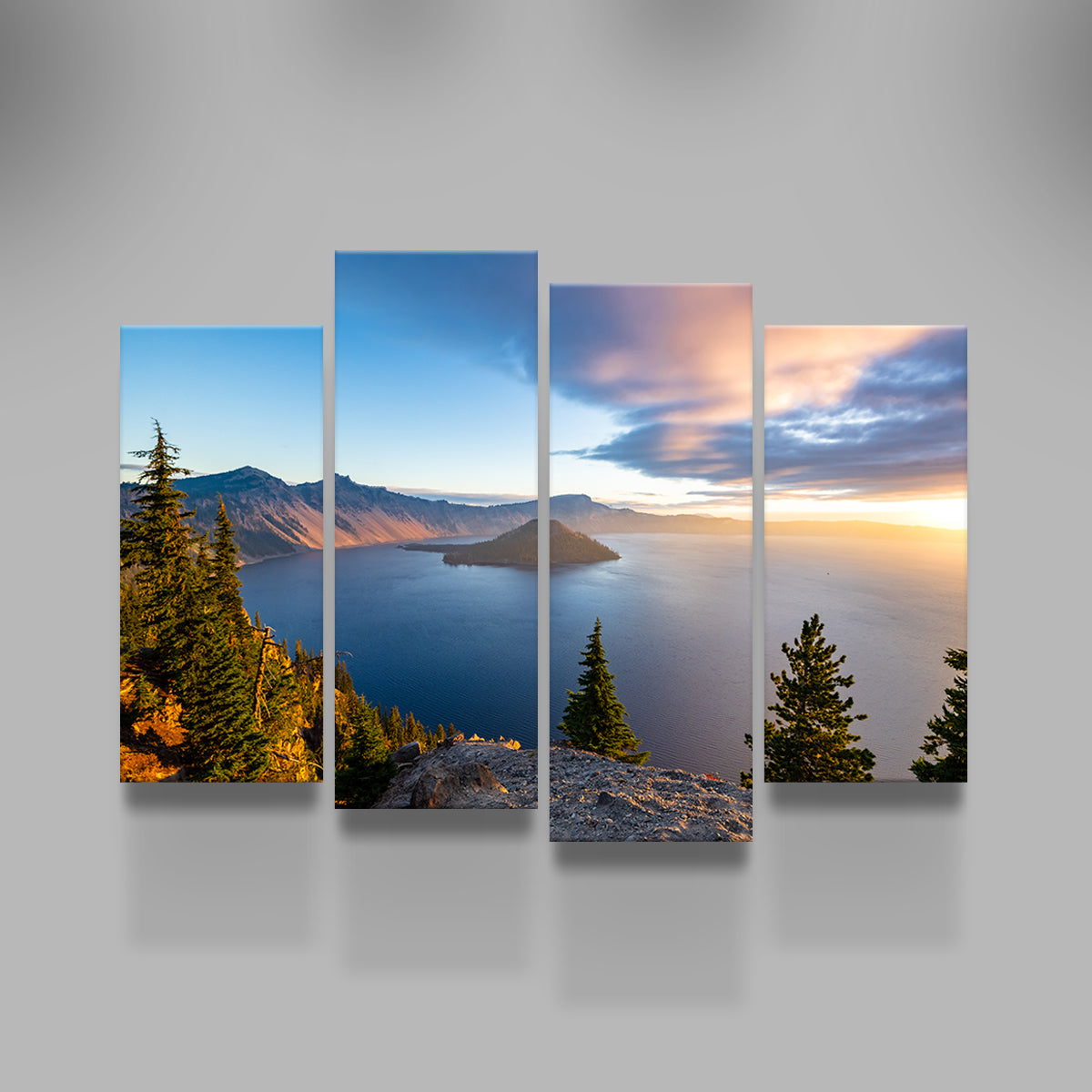 Crater Lake Sunrise Wall Art