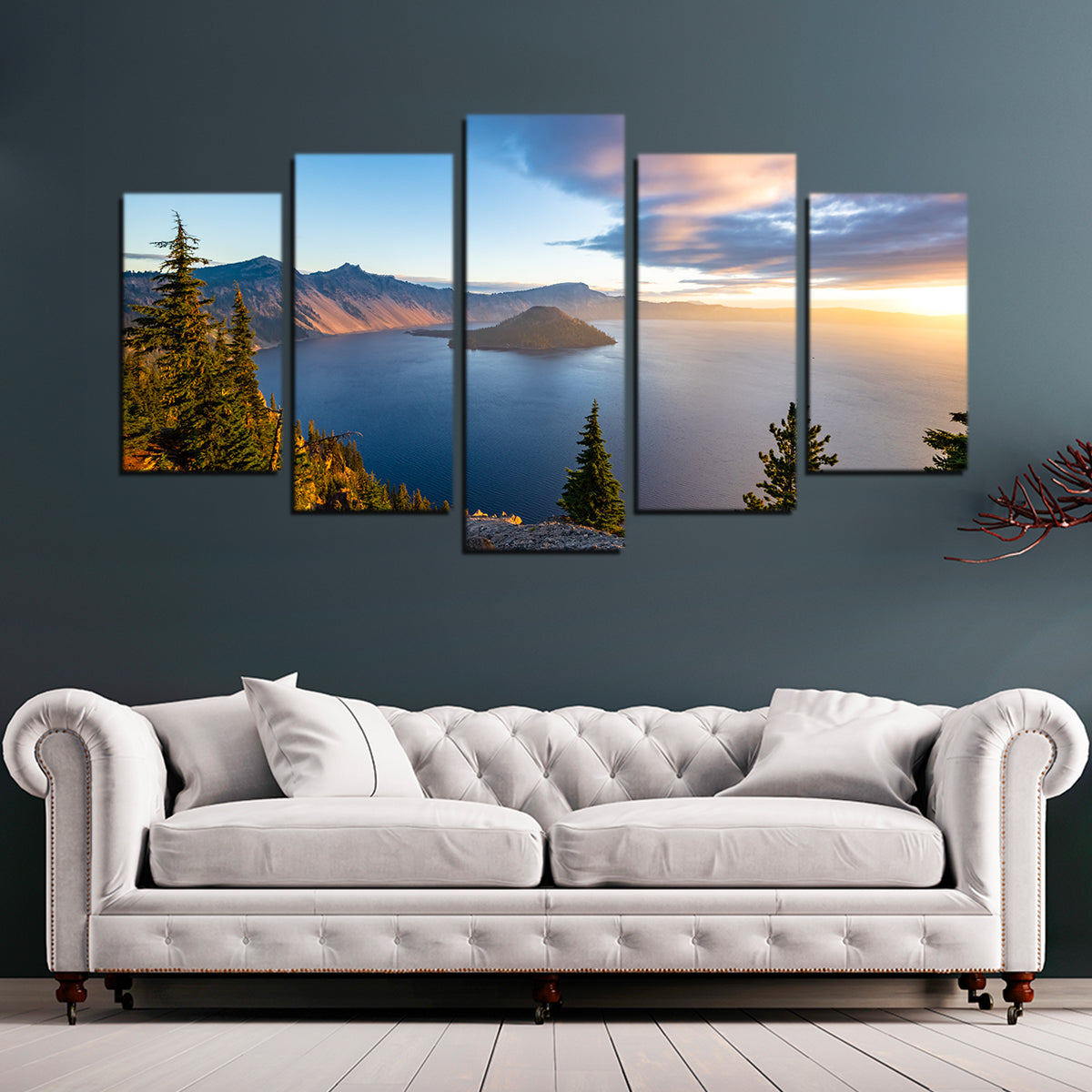 Crater Lake Sunrise Wall Art