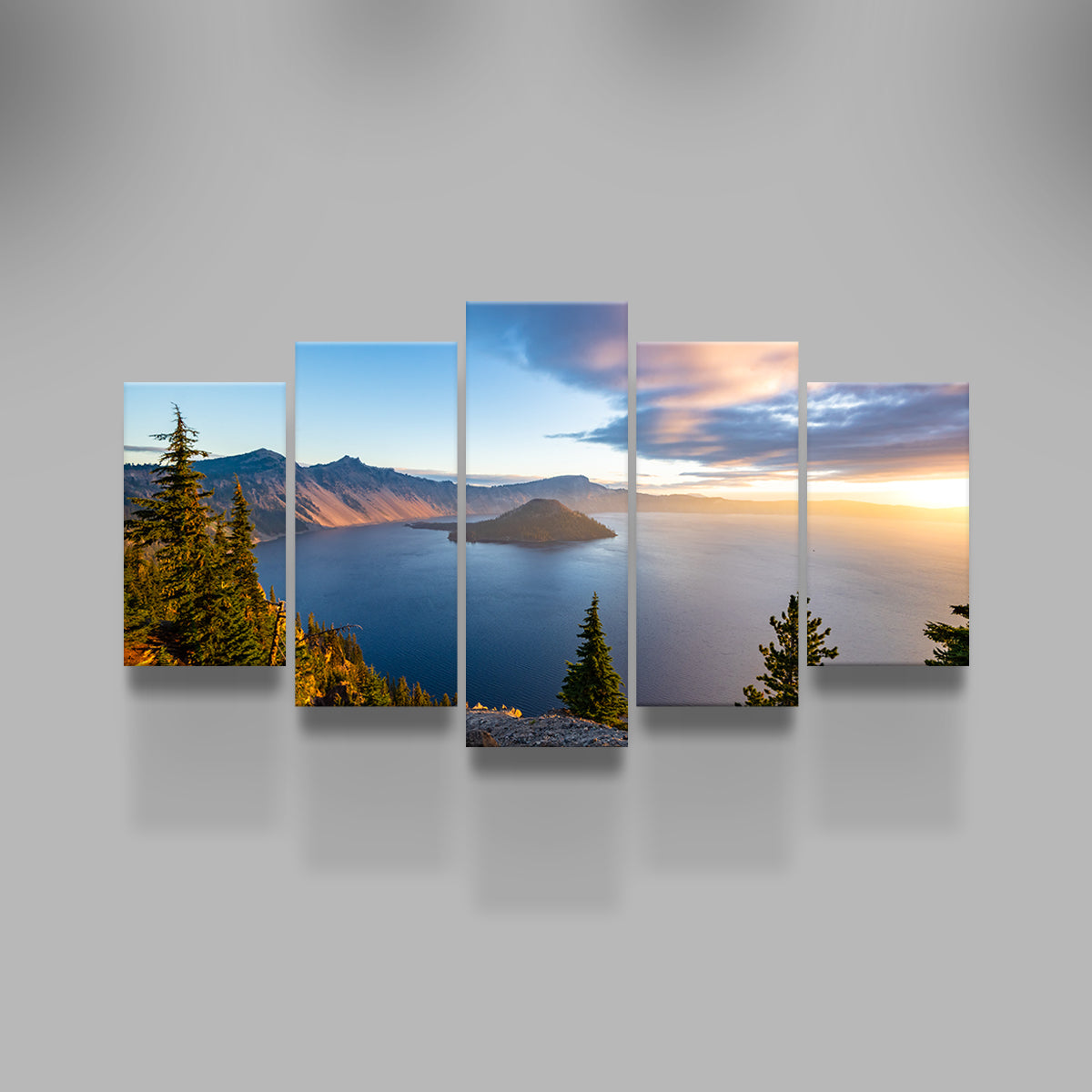 Crater Lake Sunrise Wall Art