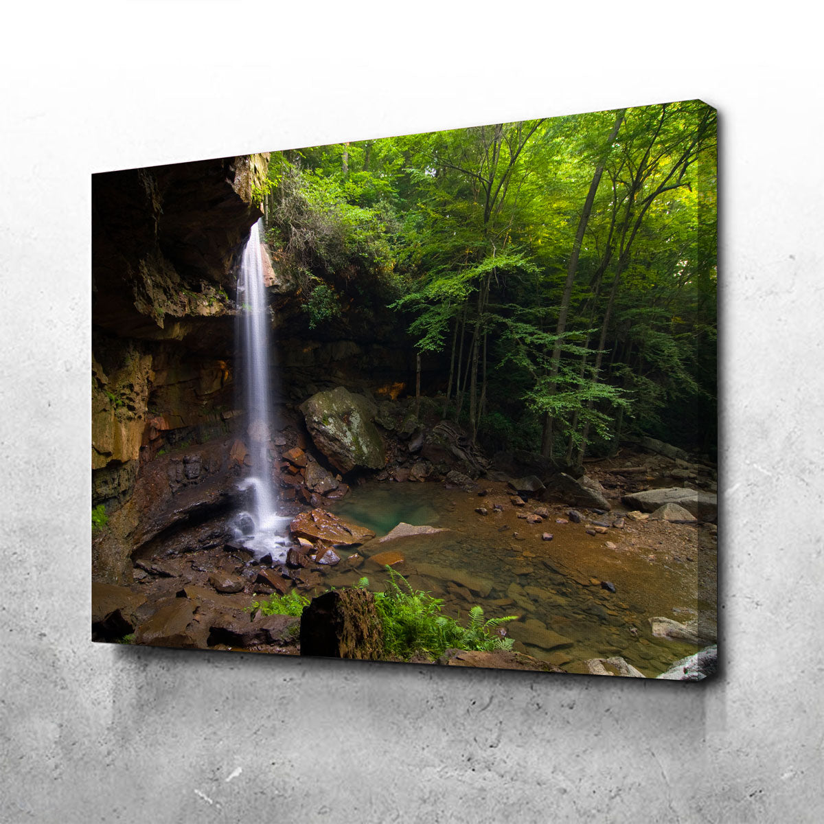 Cucumber Falls in Ohiopyle State Park Wall Art