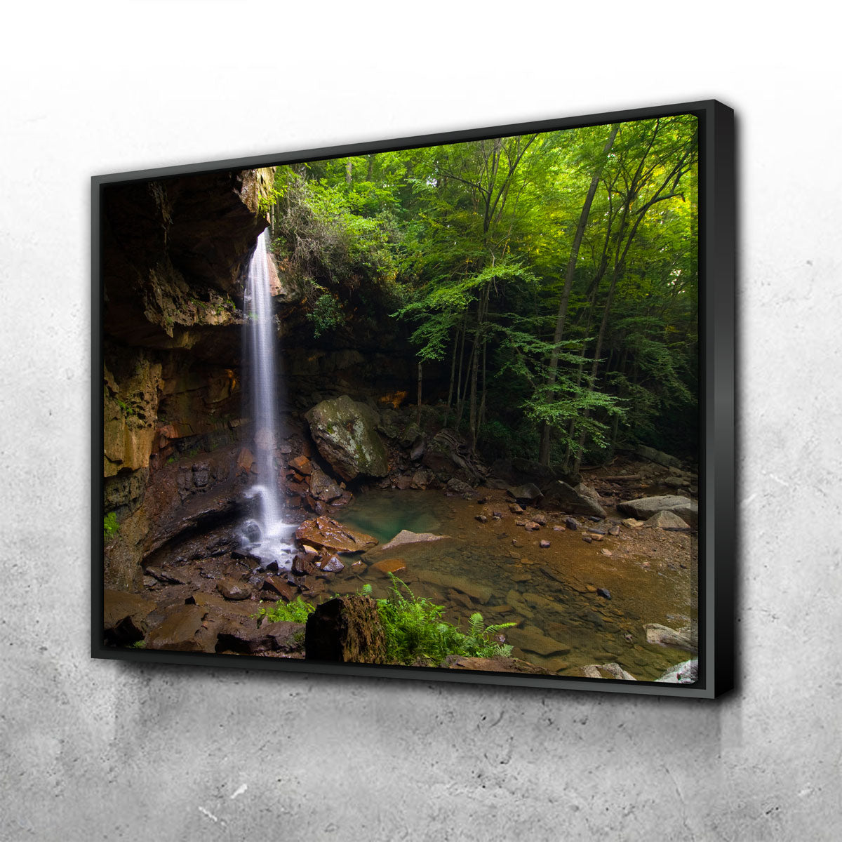 Cucumber Falls in Ohiopyle State Park Wall Art