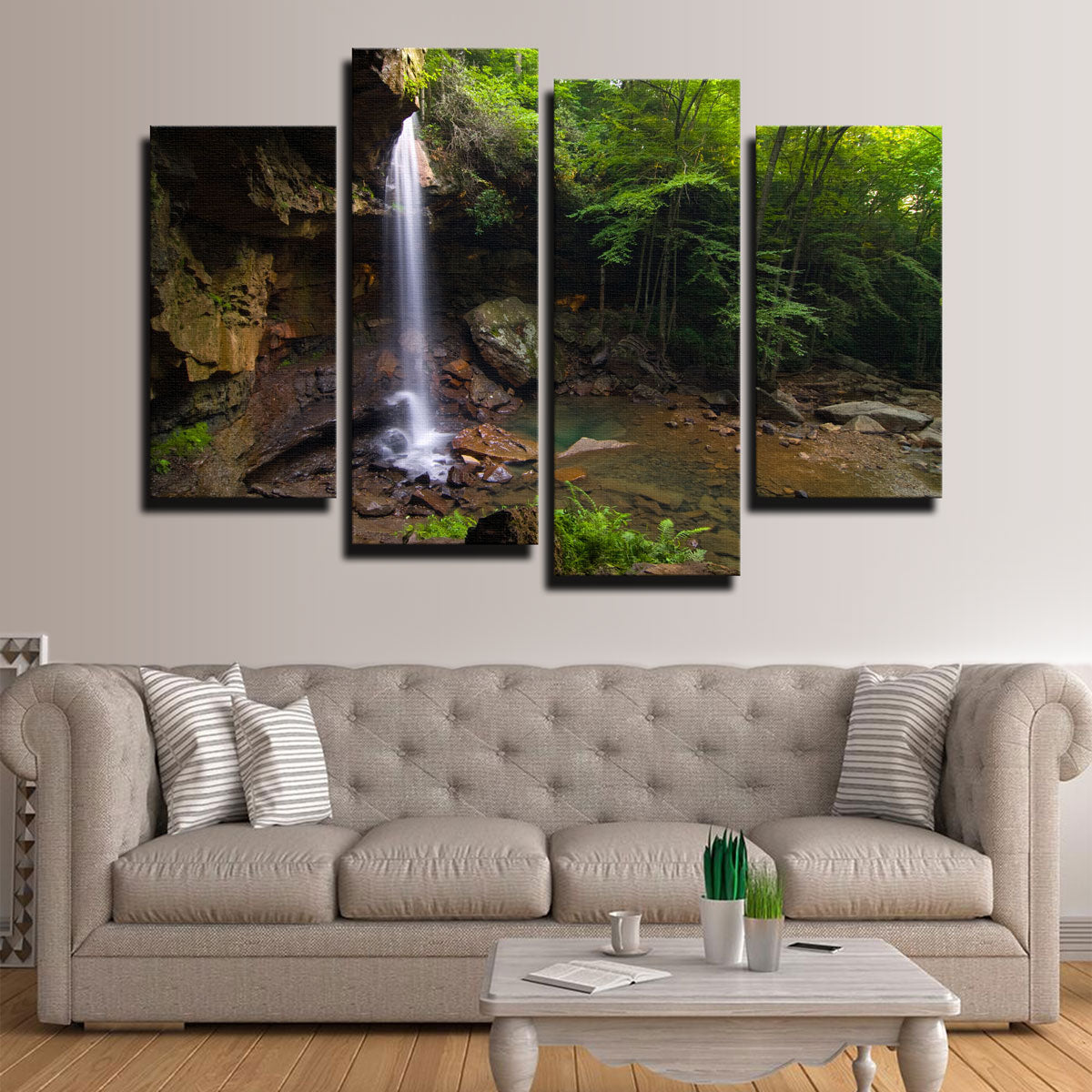 Cucumber Falls in Ohiopyle State Park Wall Art