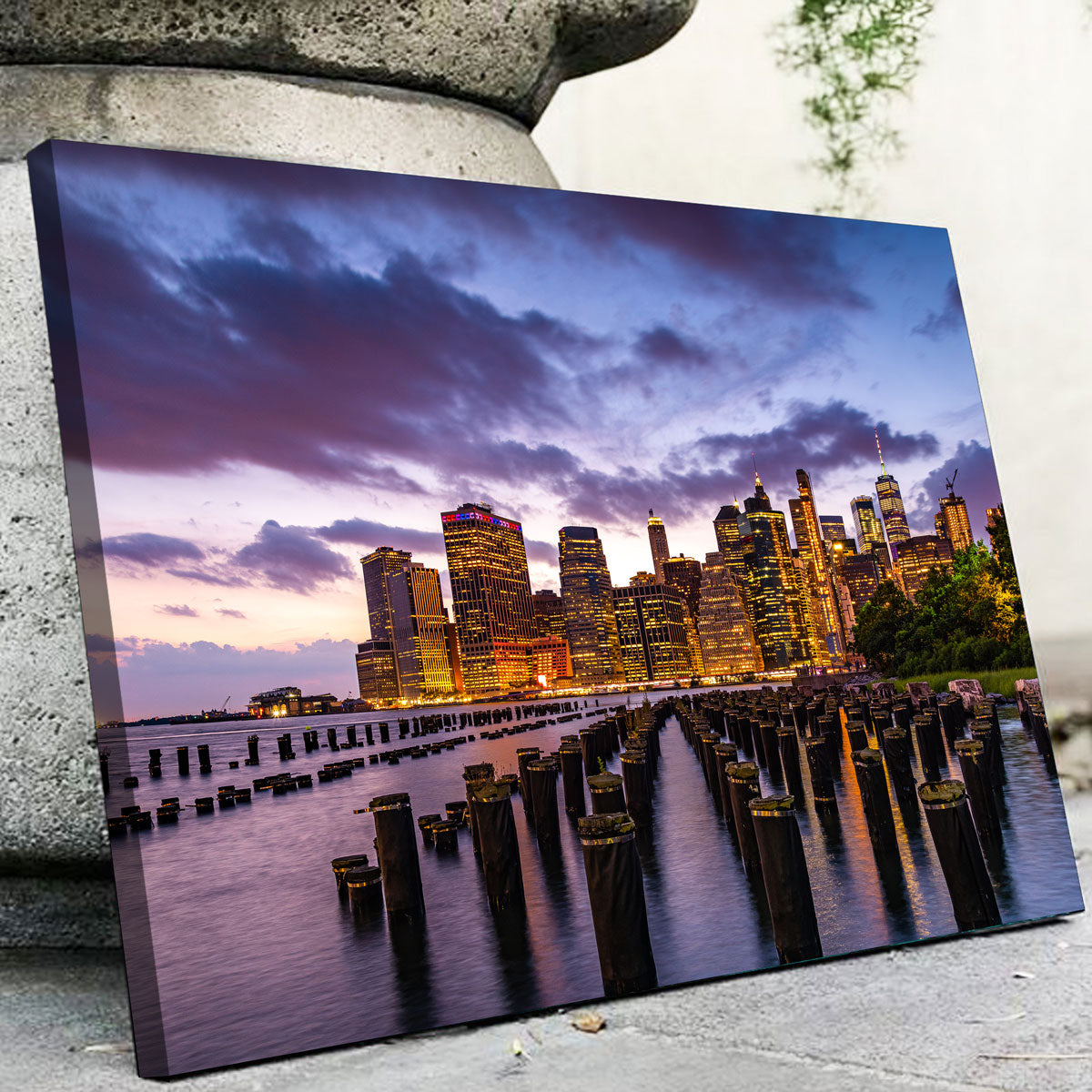 Colorful New York Skyline Wall Art