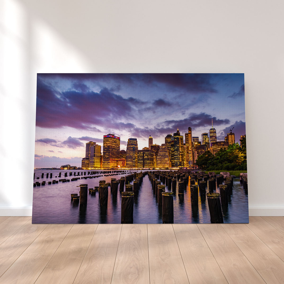 Colorful New York Skyline Wall Art