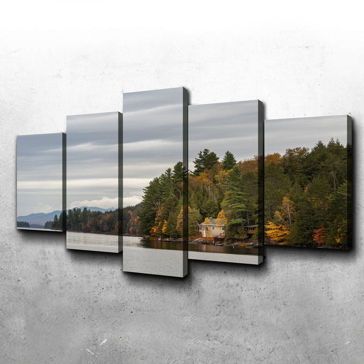 Adirondack Cottage Canvas Set