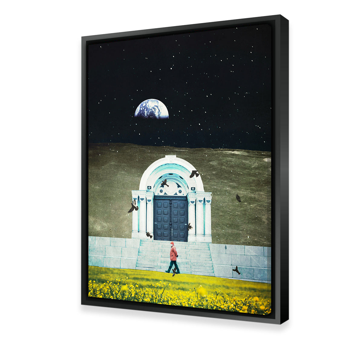 Day Night Stroll Gate Wall Art