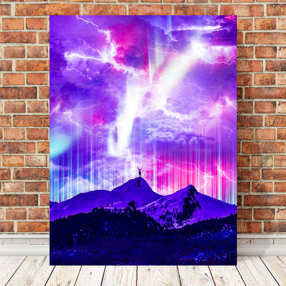 Deer Iceland Wall Art
