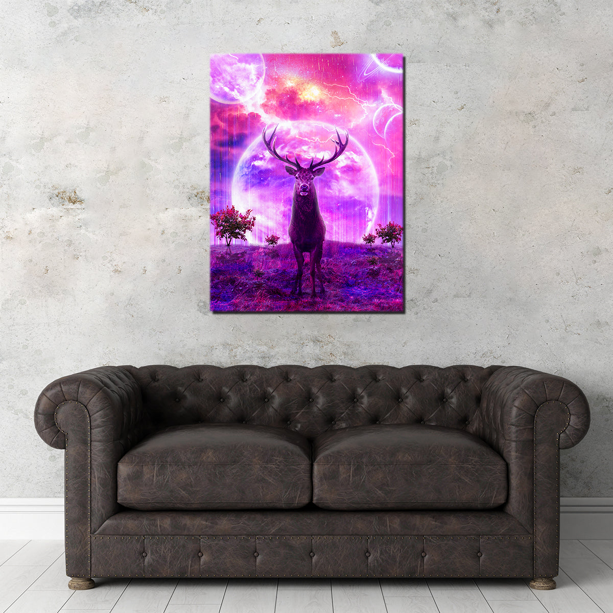 Deer Space Wall Art