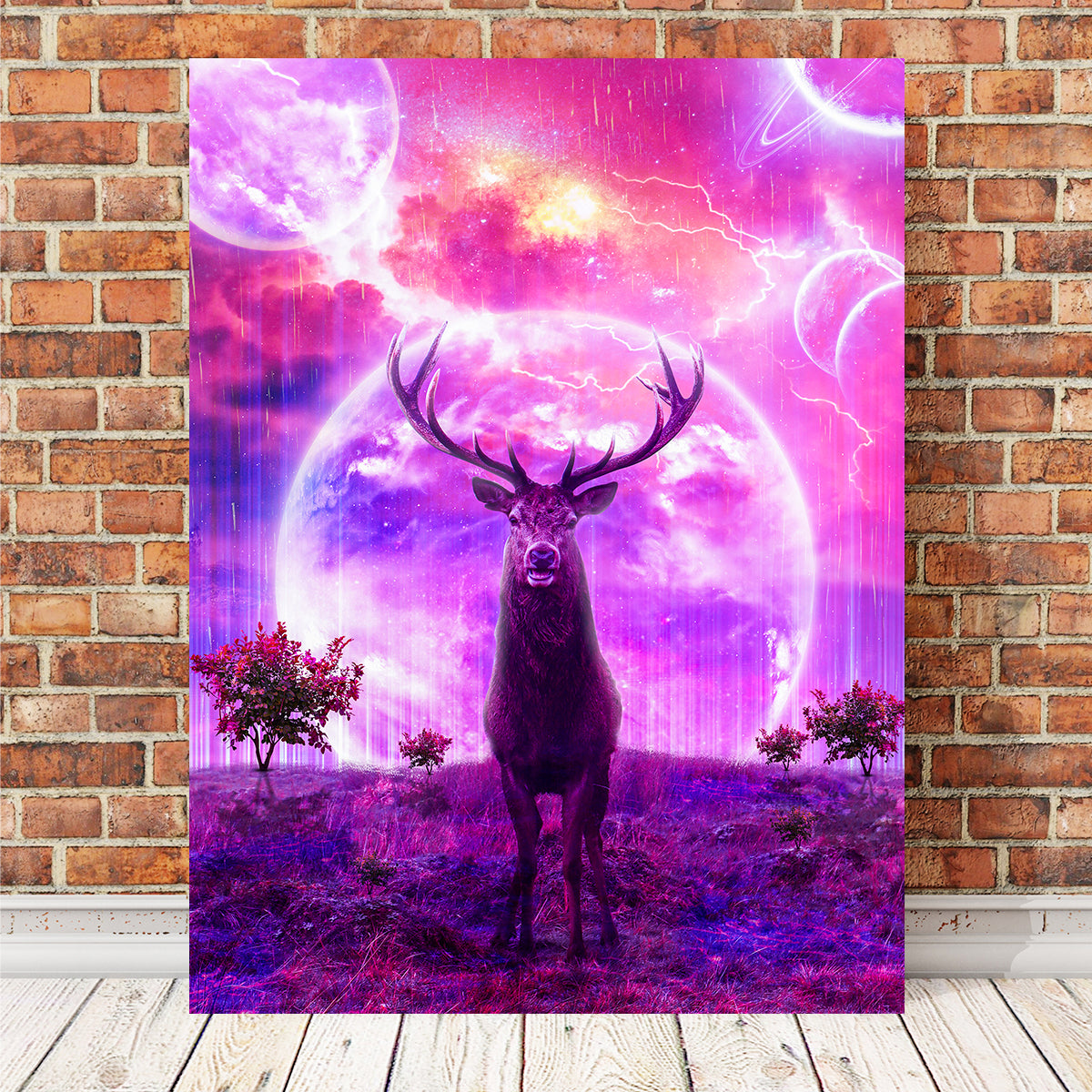 Deer Space Wall Art