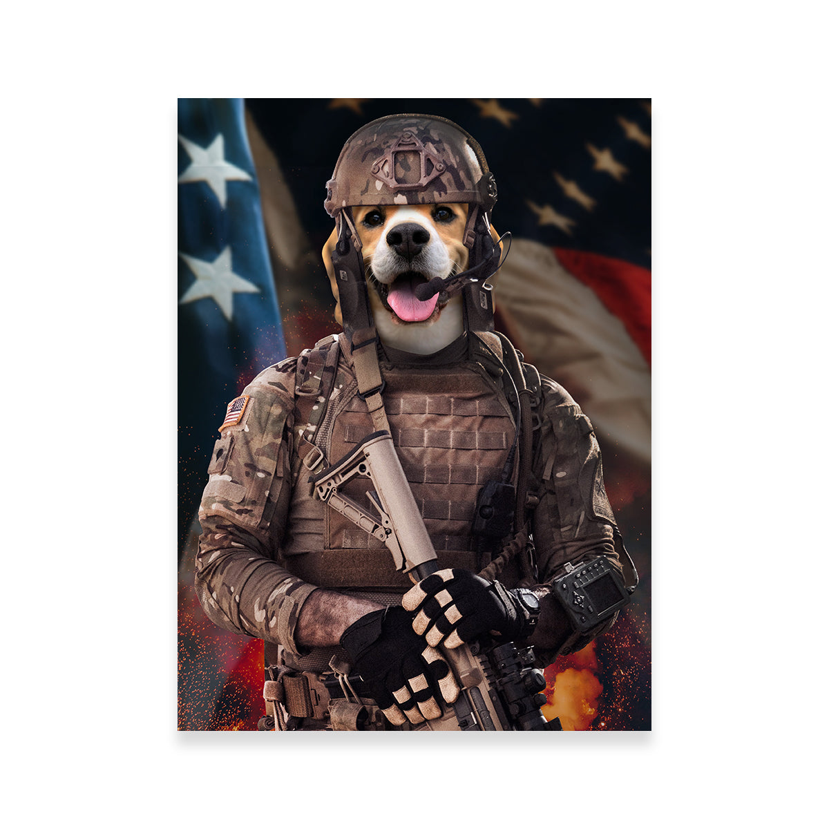 Dog Soldier Wall Art