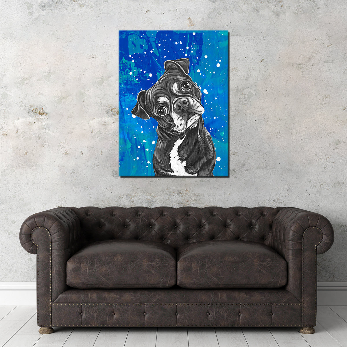 Dog Canvas Art Wall Art