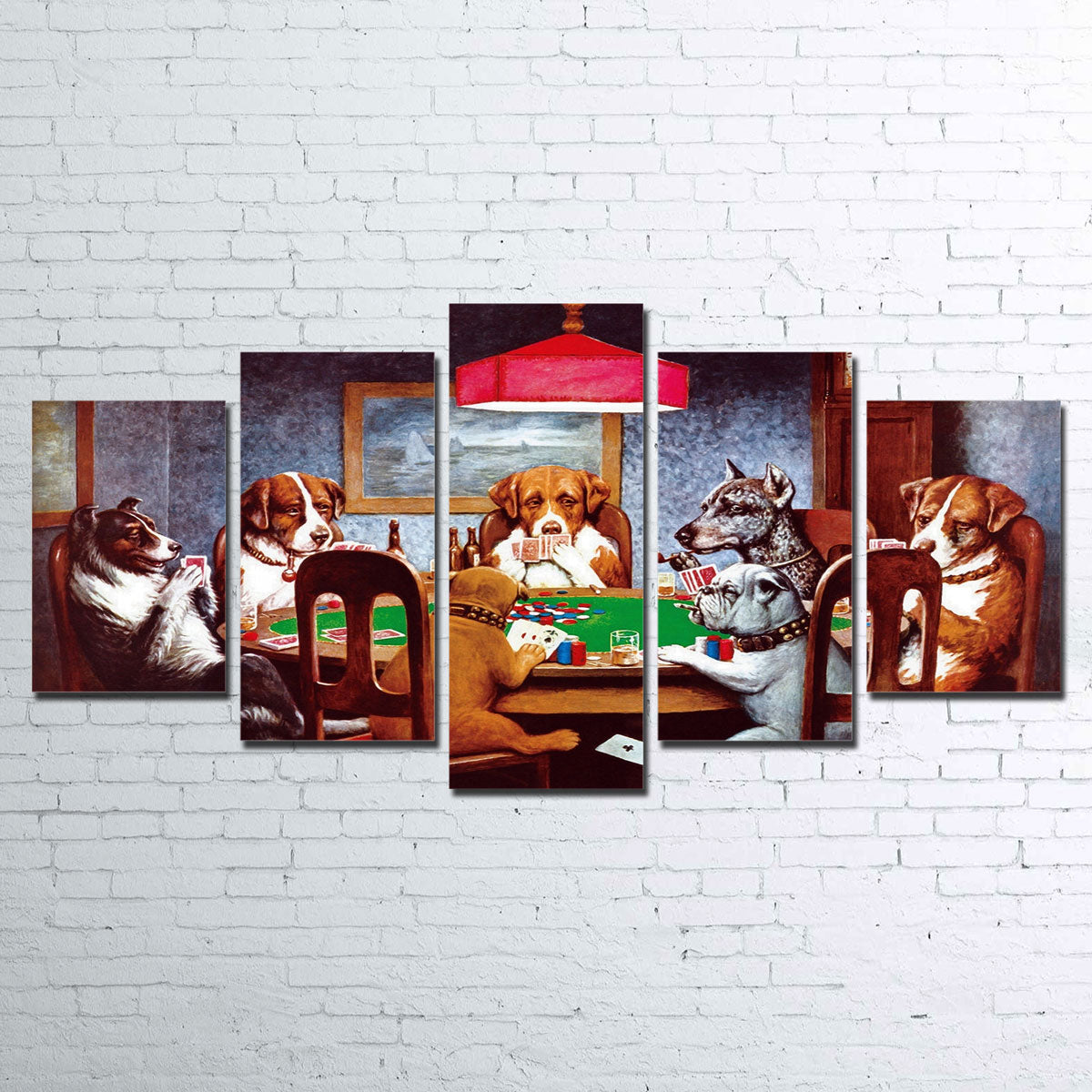 Dogs Playing Poker Wall Art