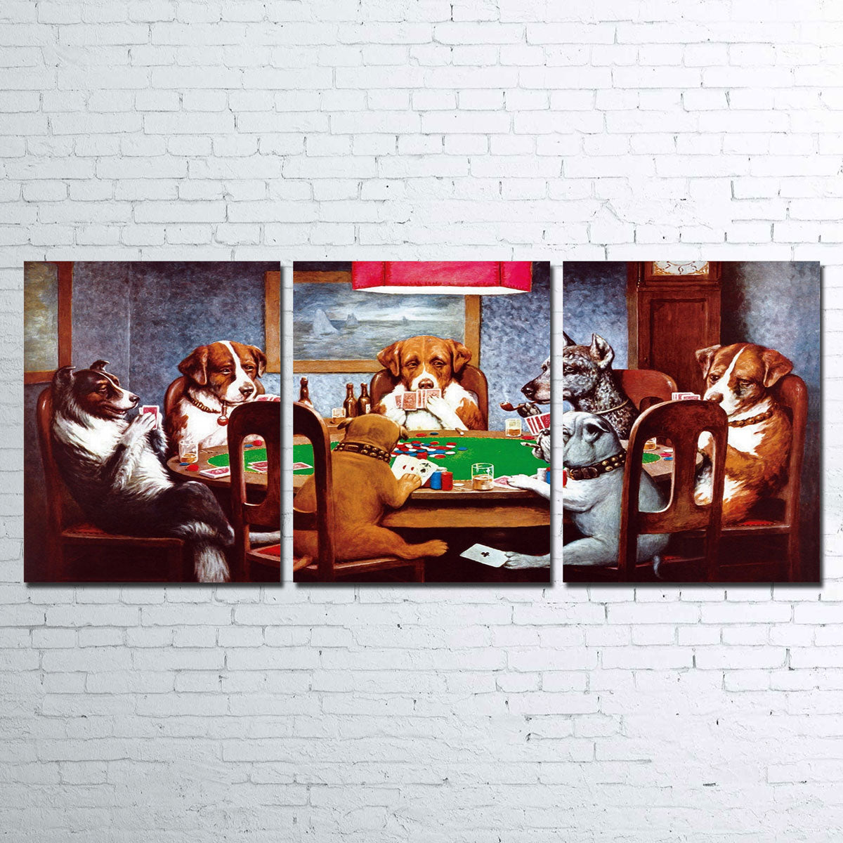Dogs Playing Poker Wall Art
