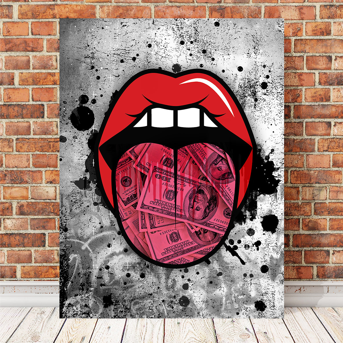 Dollar Tongue Canvas Art