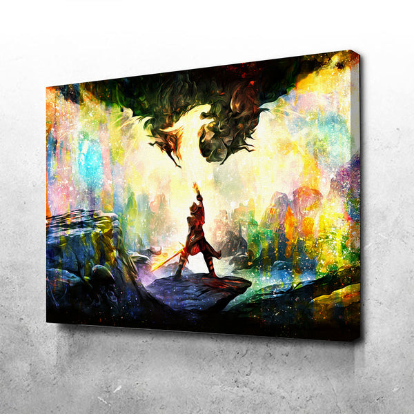  ZQM Hang A Picture Dragon Age Origins Dragon Canvas