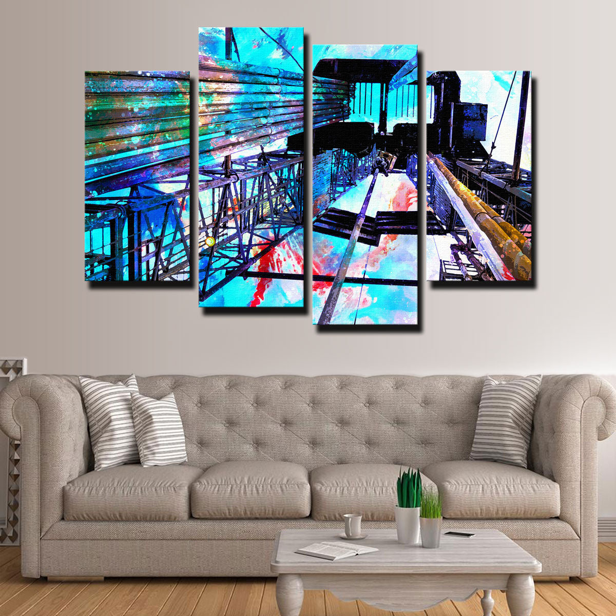Drilling Rig Wall Art