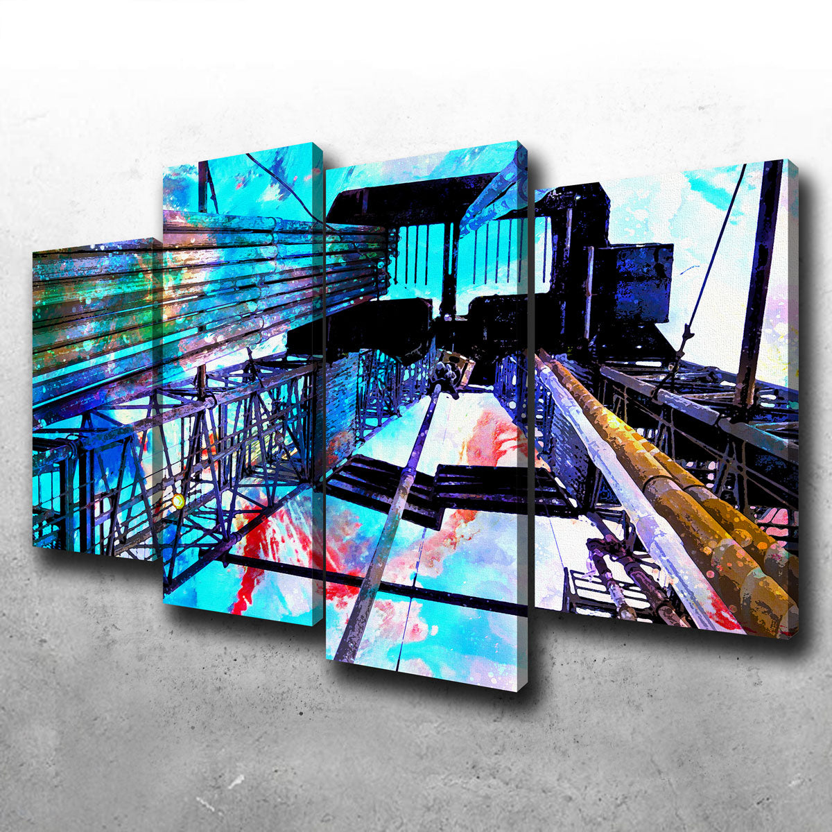 Drilling Rig Wall Art