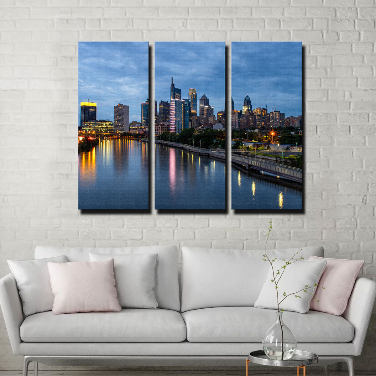 Dusk in Philadelphia Wall Art