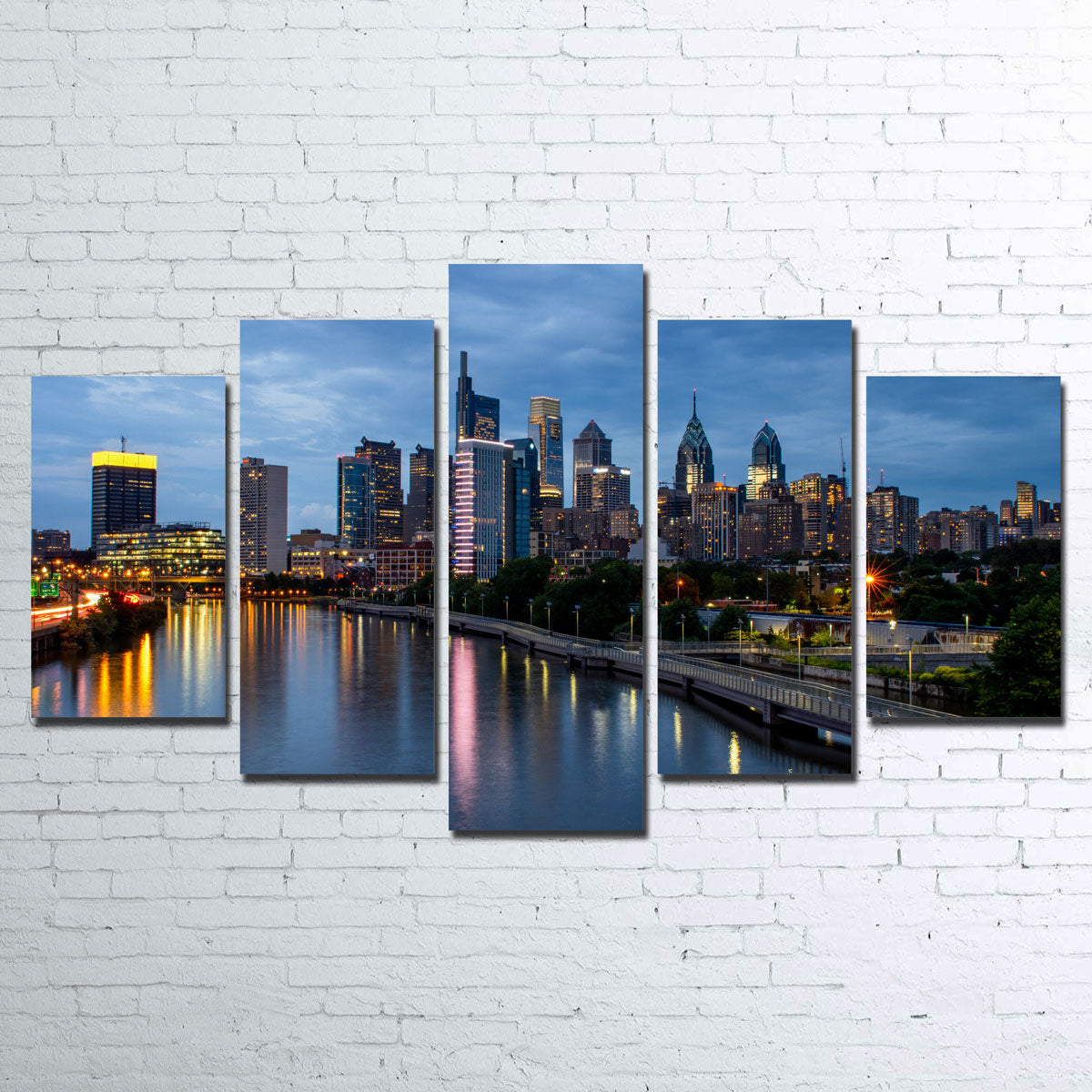Dusk in Philadelphia Wall Art