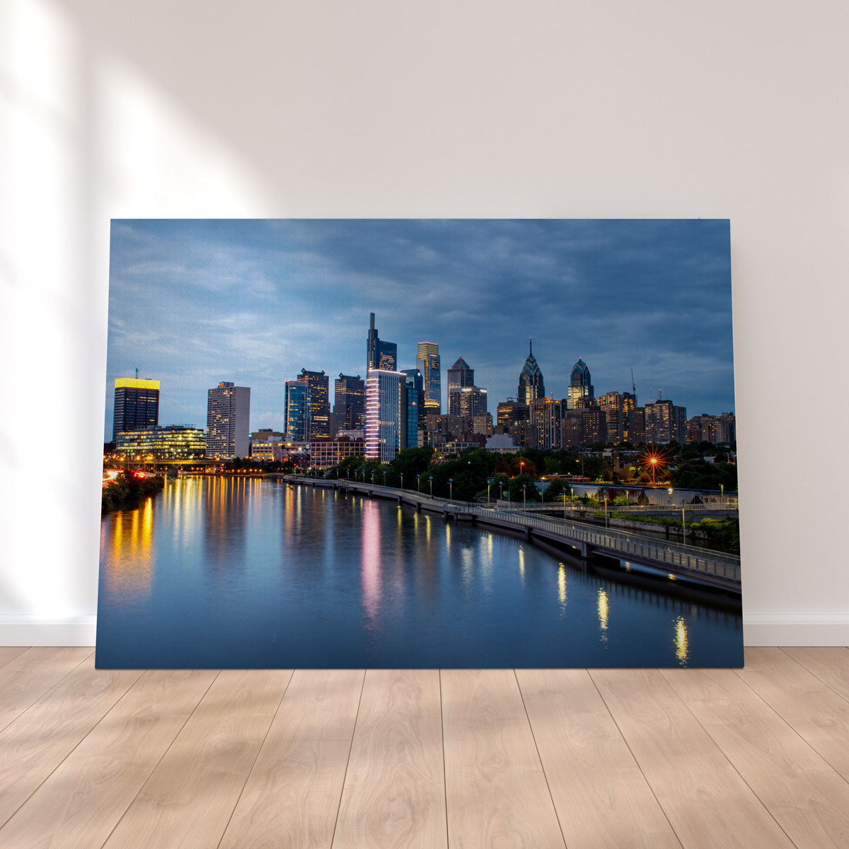 Dusk in Philadelphia Wall Art