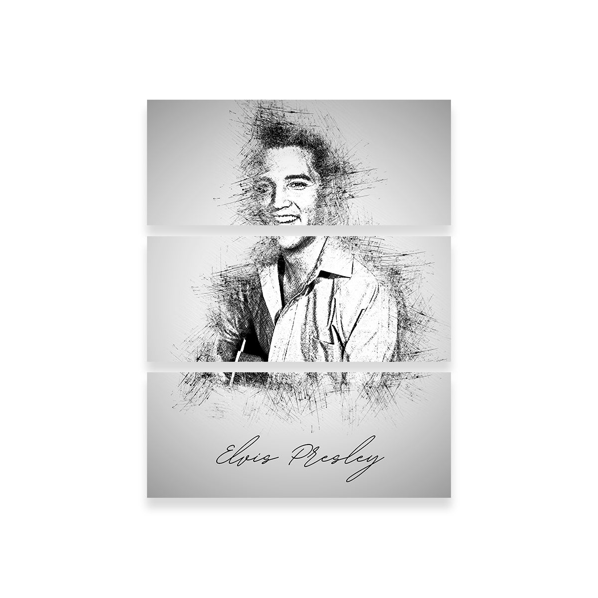 Elvis Presley Sketch Wall Art