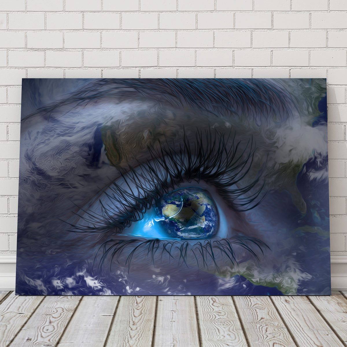 Earths Eye Wall Art