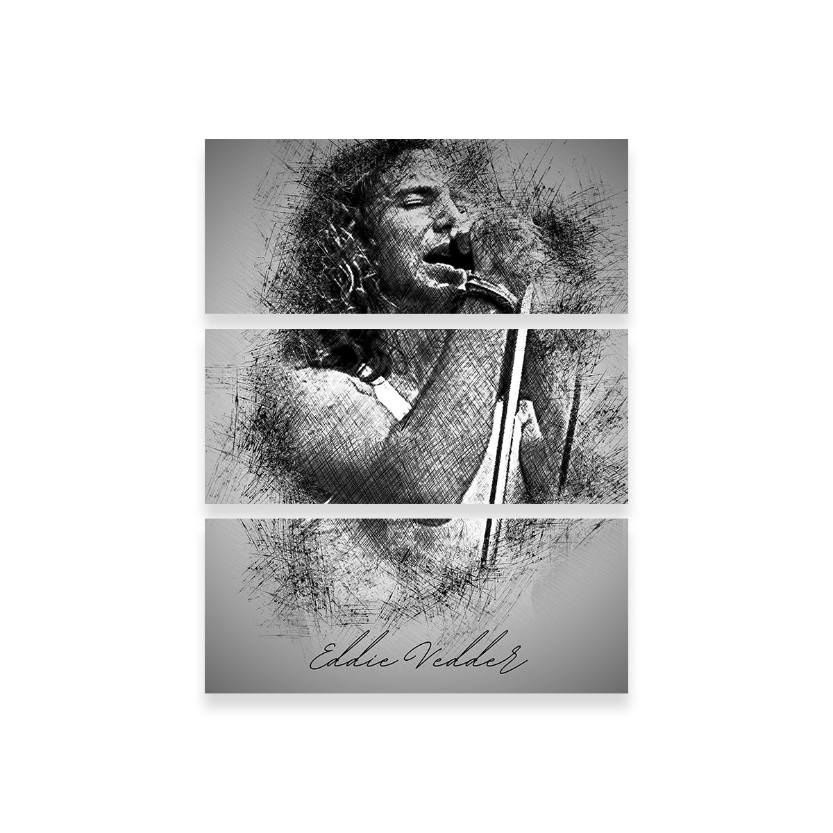 Eddie Vedder Sketch Wall Art