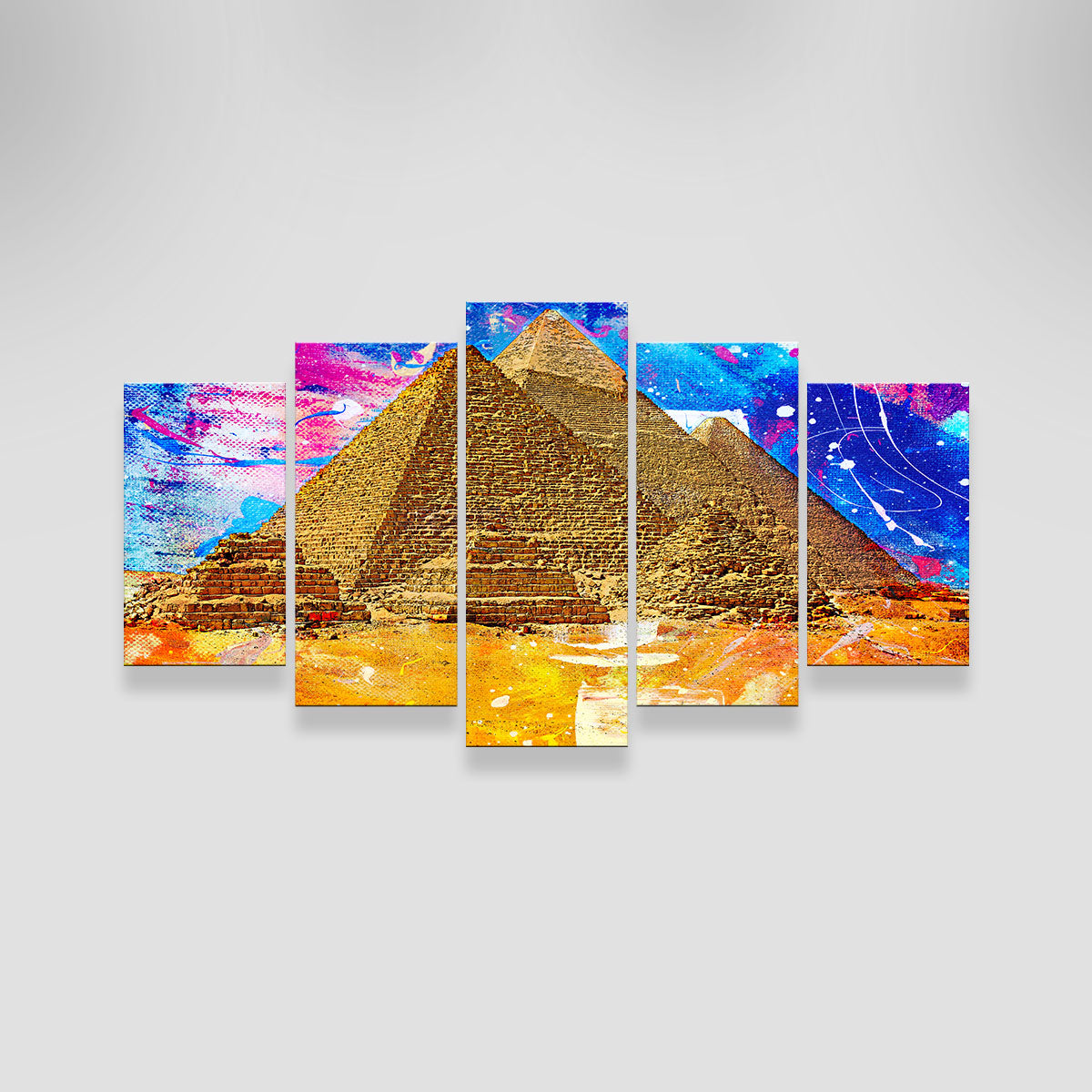 Egypt Pyramids Abstract