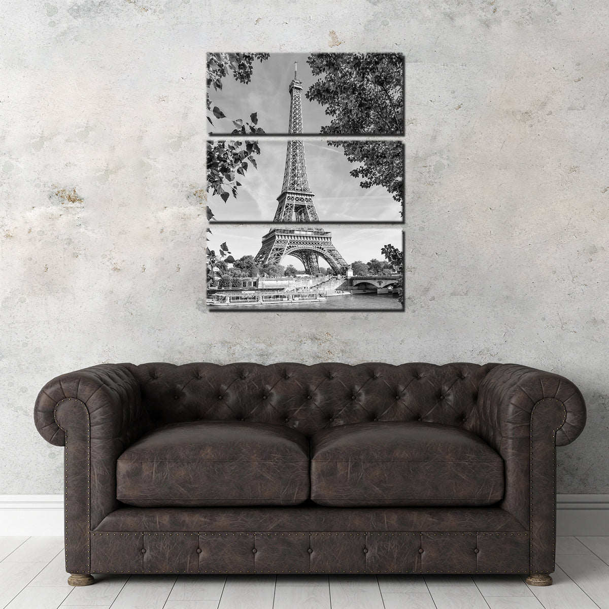 Eiffel Tower With River Seine