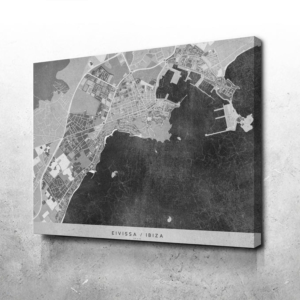 Eivissa Map 2 Wall Art
