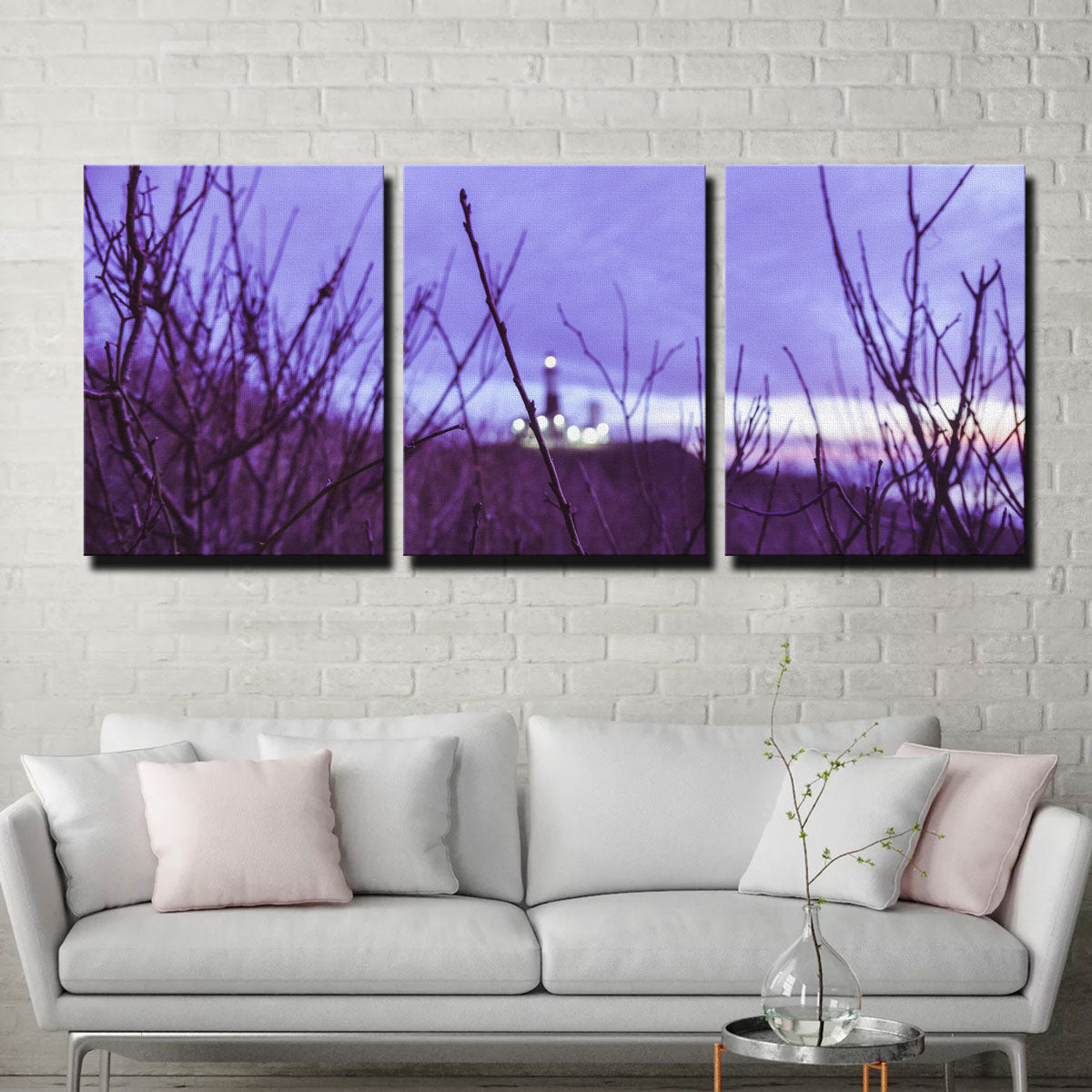 Faded Lighthouse Wall Art