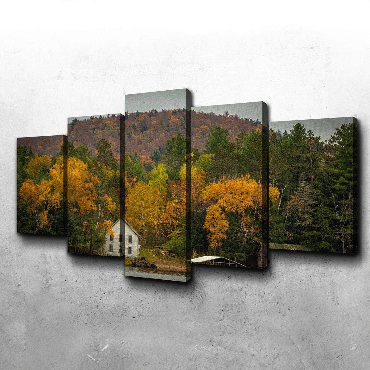 Fall in the Adirondacks Canvas Set