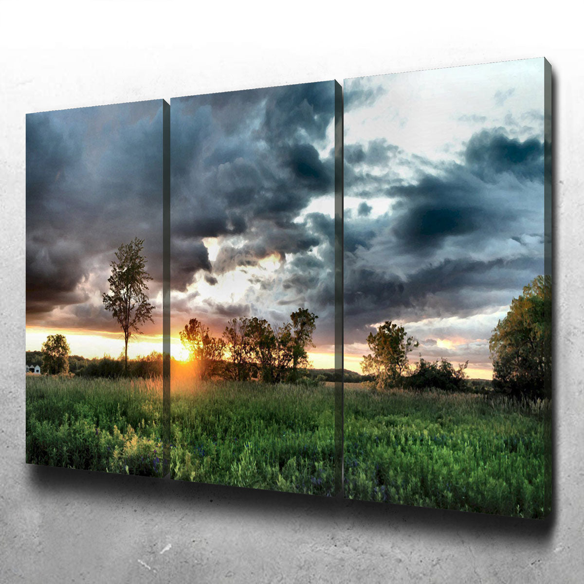 Field & Sunset Canvas Set
