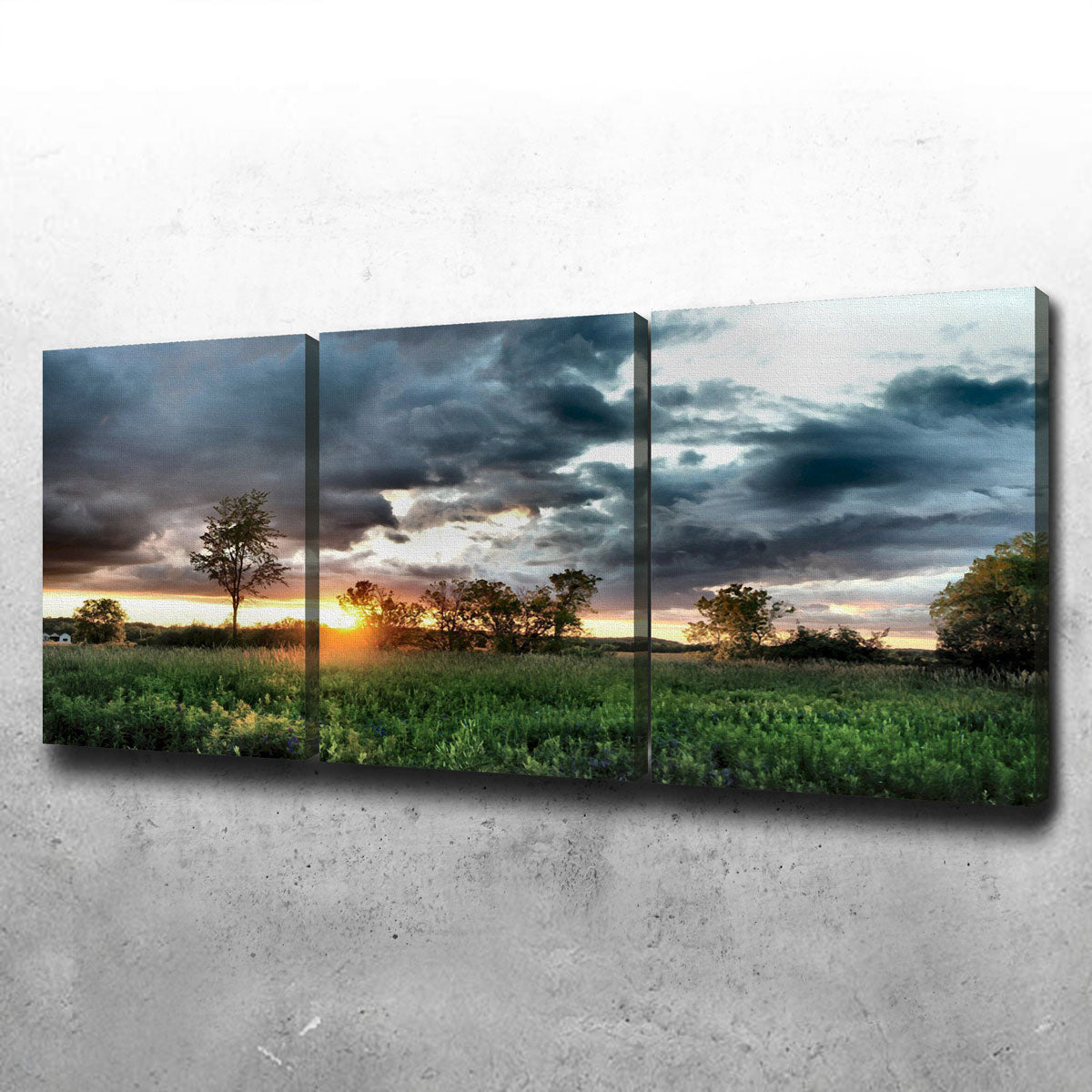 Field & Sunset Canvas Set