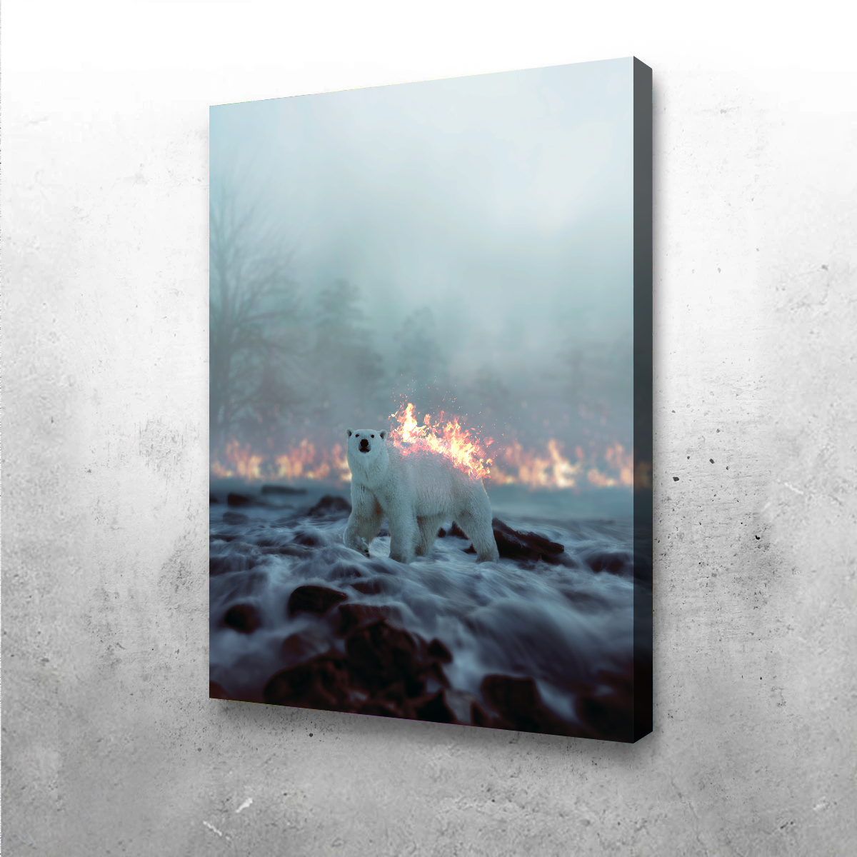 Fire and Ice Wall Art