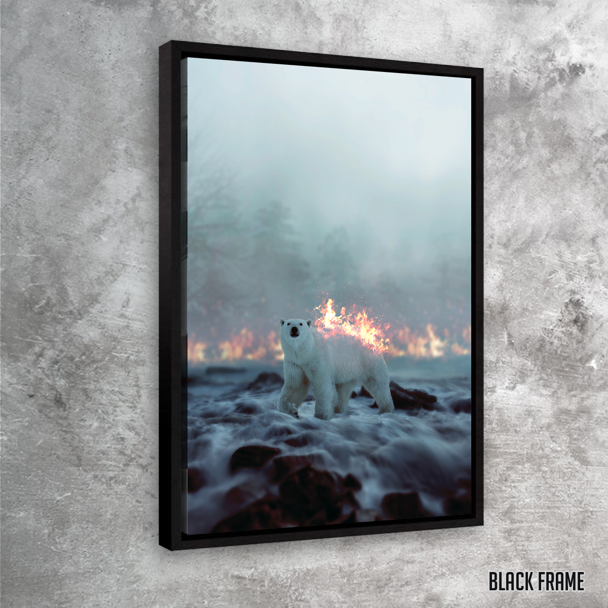 Fire and Ice Wall Art