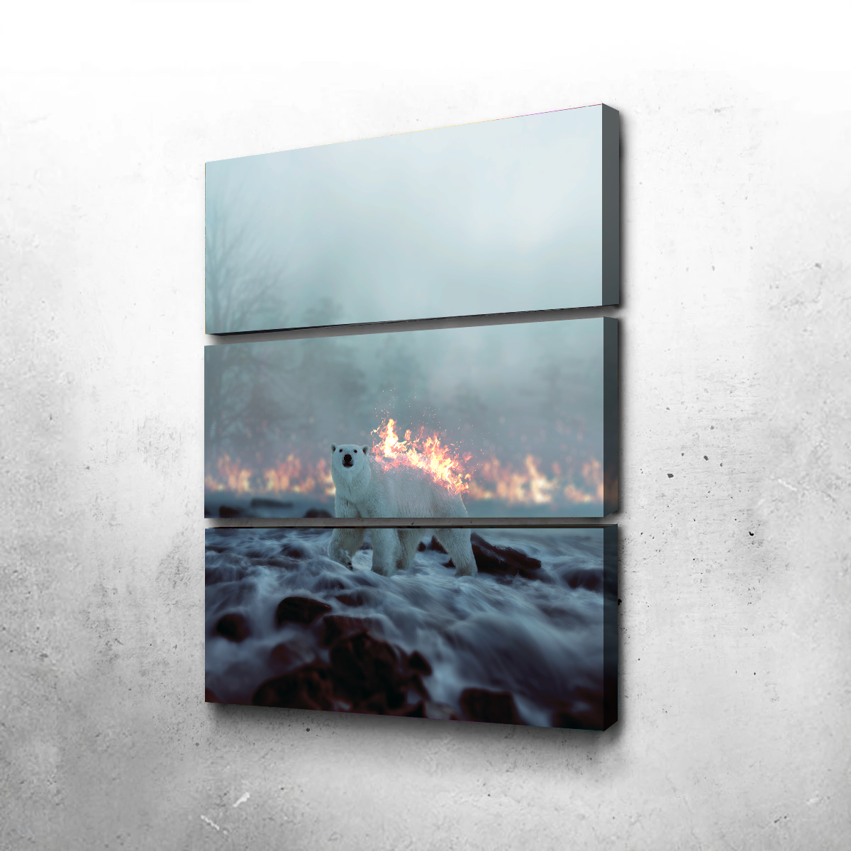 Fire and Ice Wall Art
