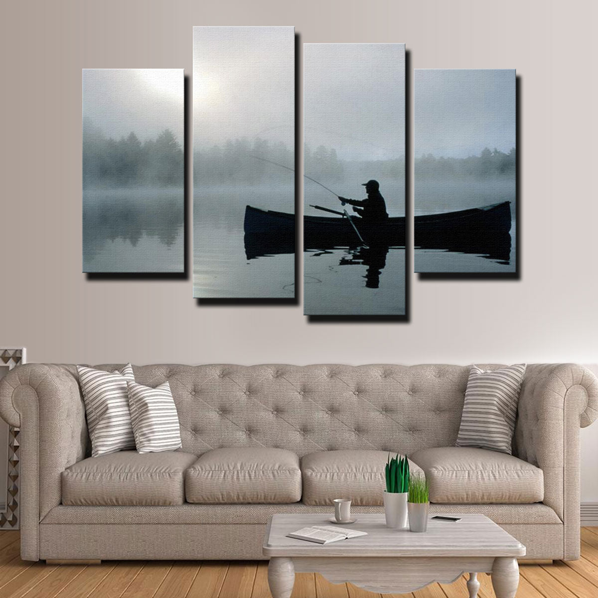 Fishing Boat Canvas Wall Art