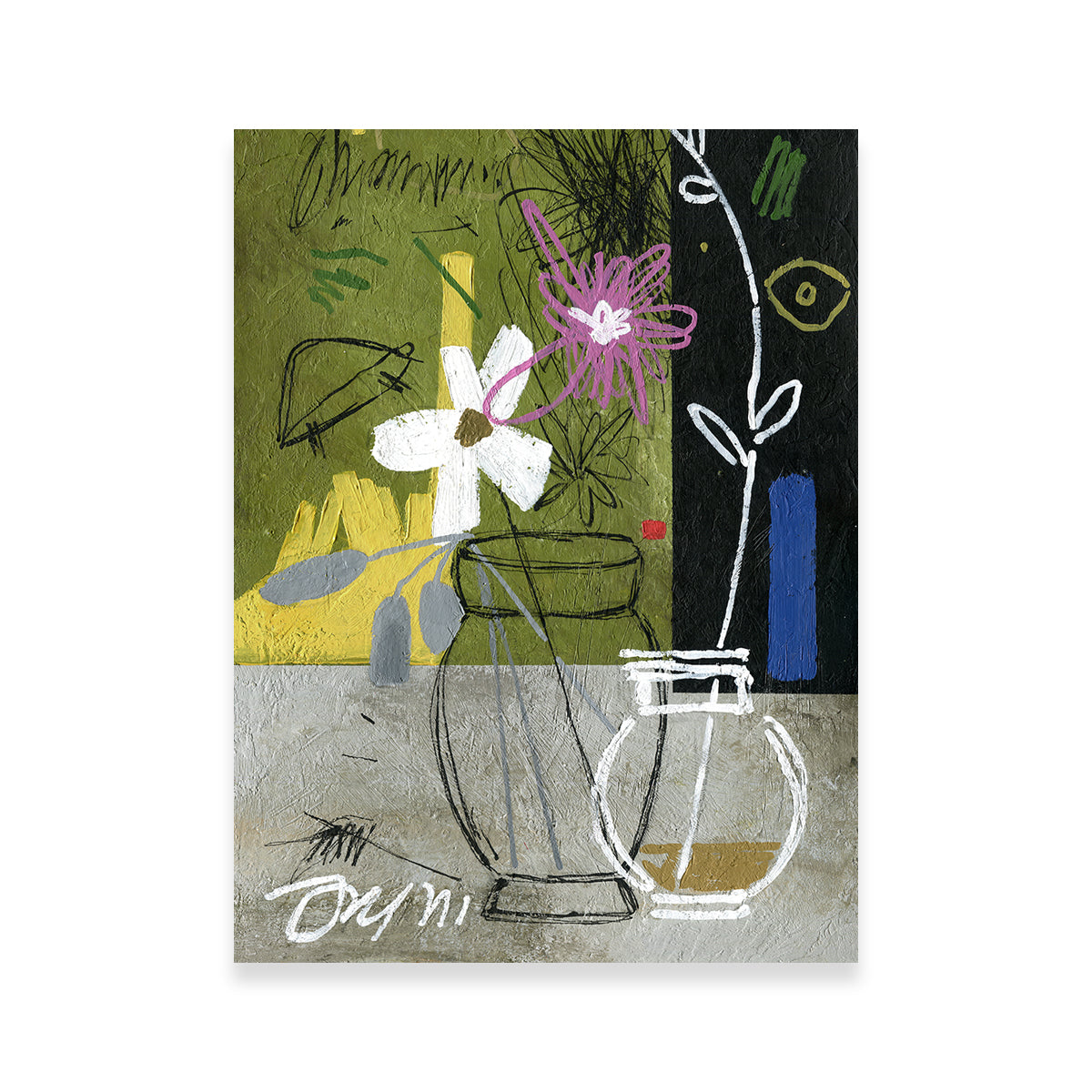 Flowers Abstract Wall Art