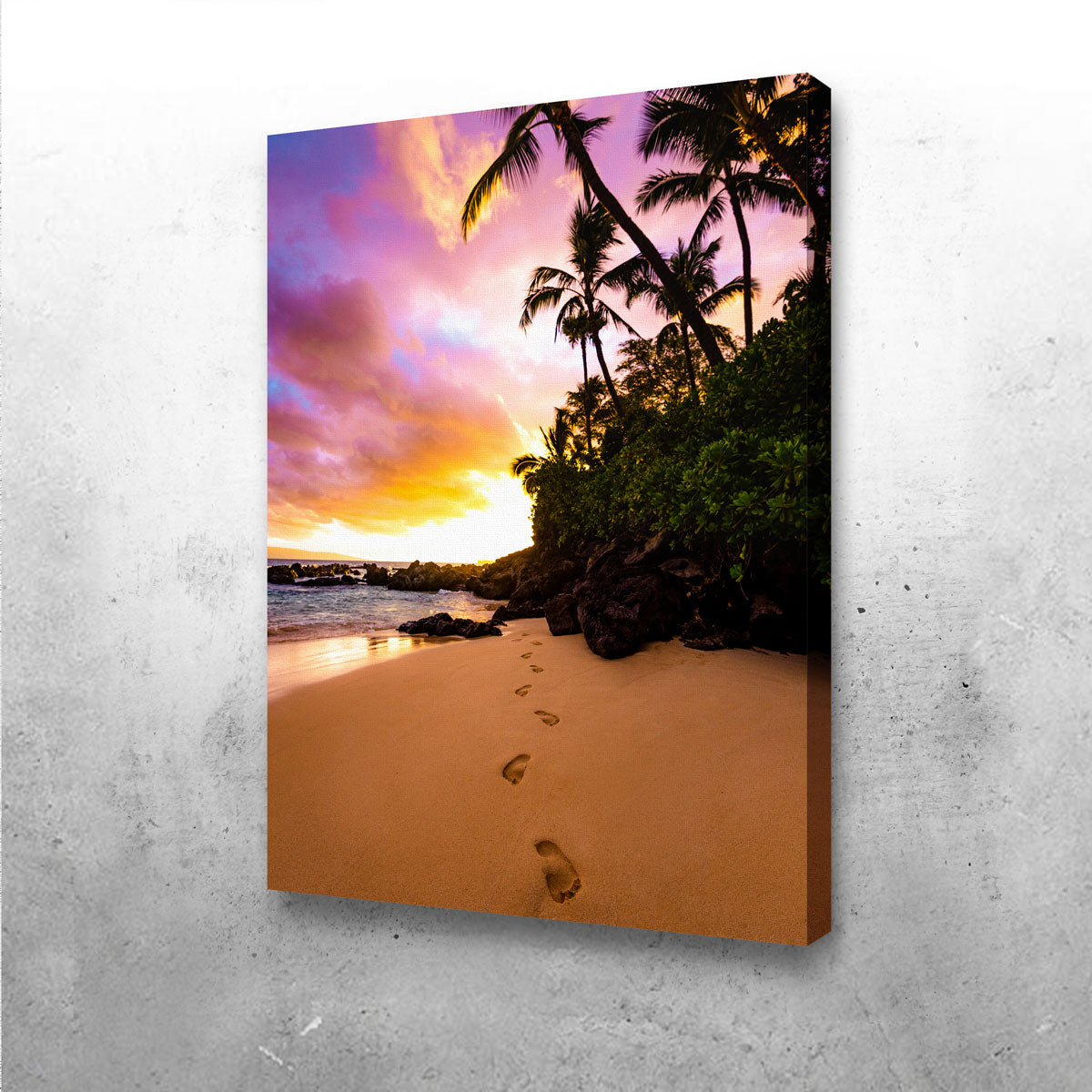 Footprints in the Sand Wall Art