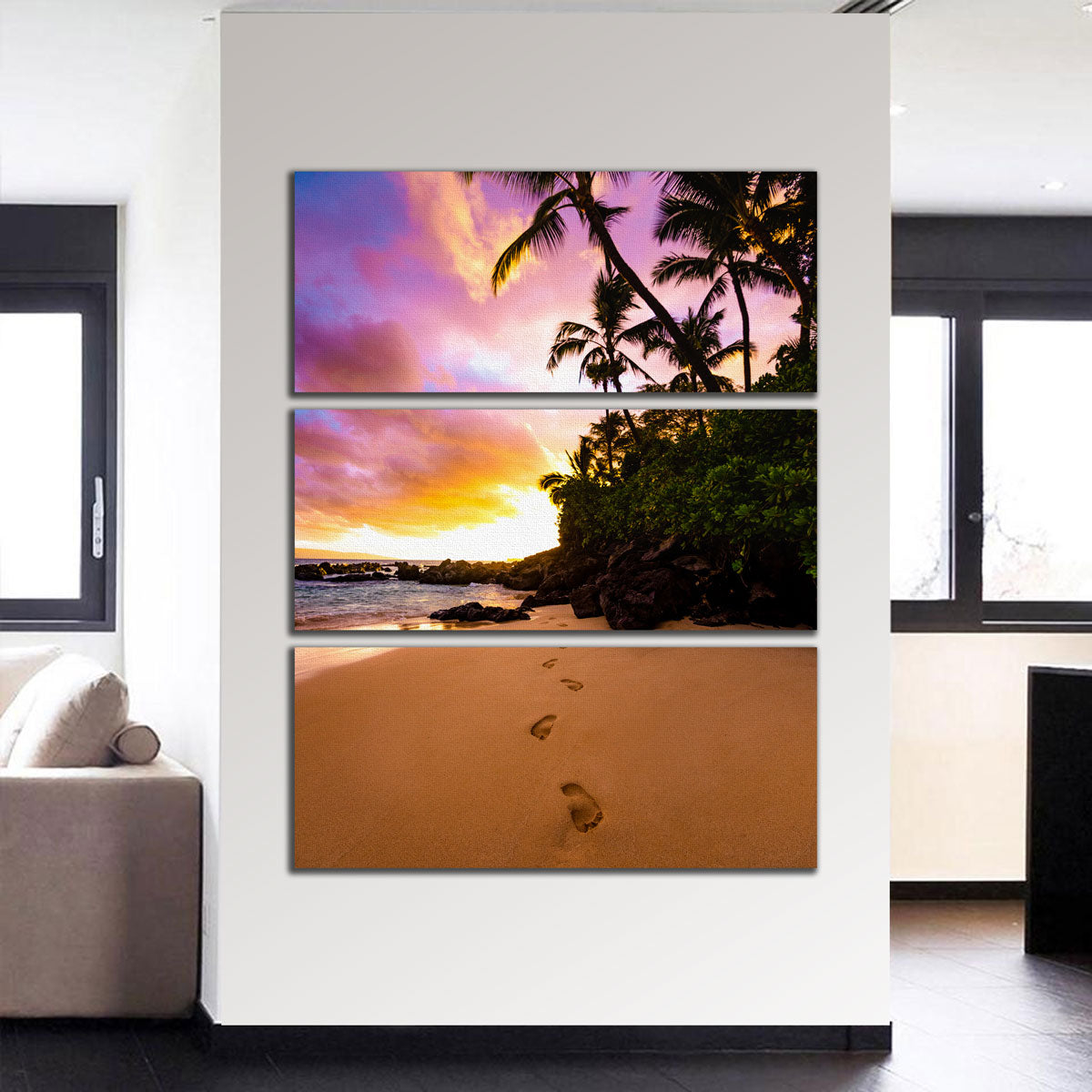 Footprints in the Sand Wall Art