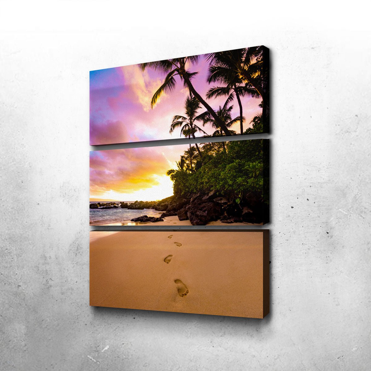 Footprints in the Sand Wall Art