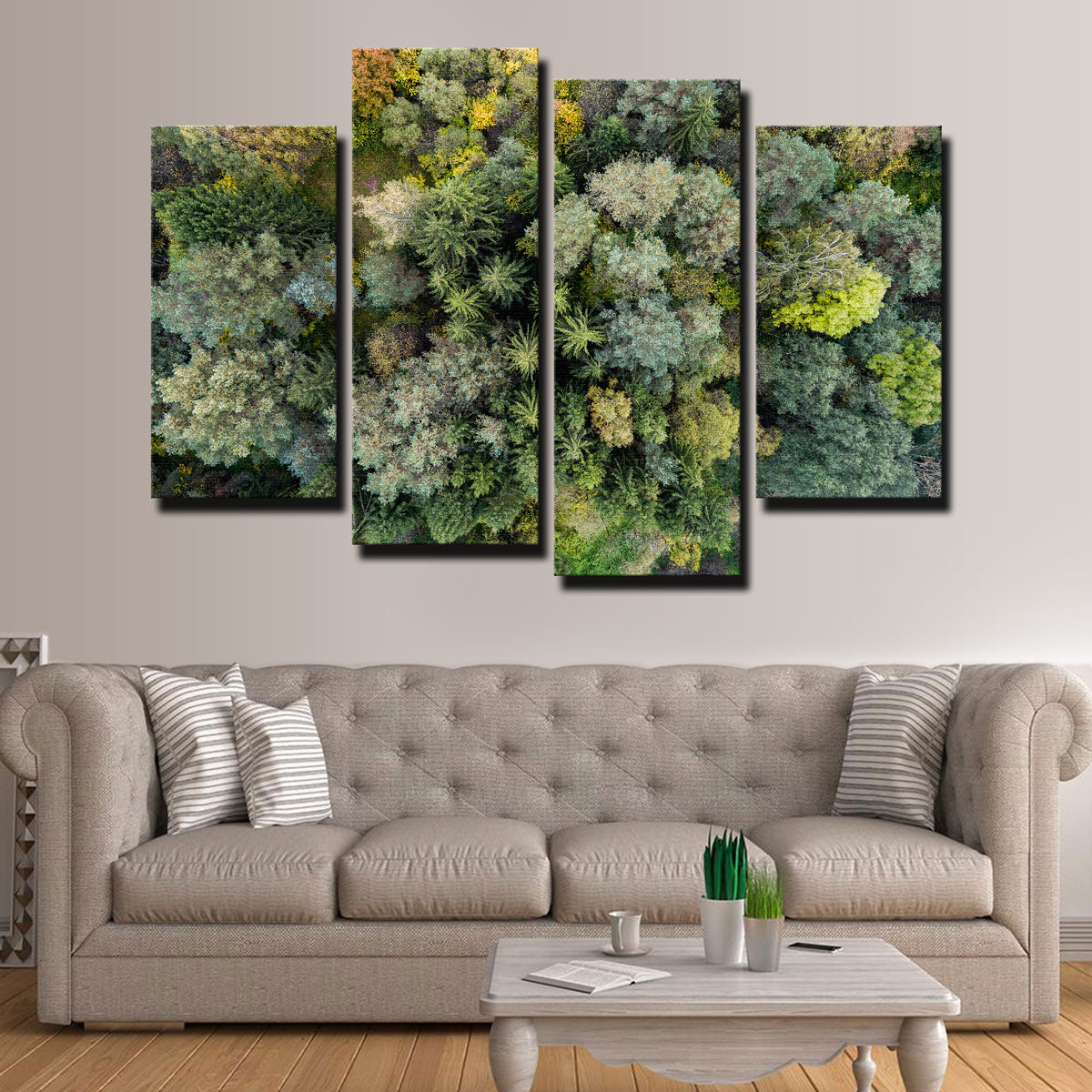 Forest From Above Wall Art