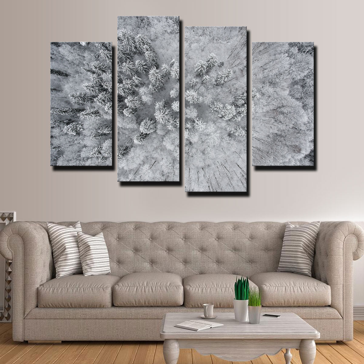 Forest Snow Wall Art
