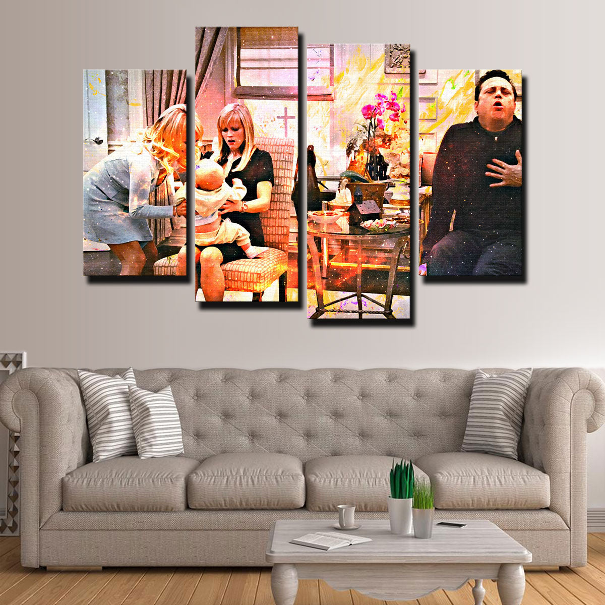 Four Christmases Wall Art