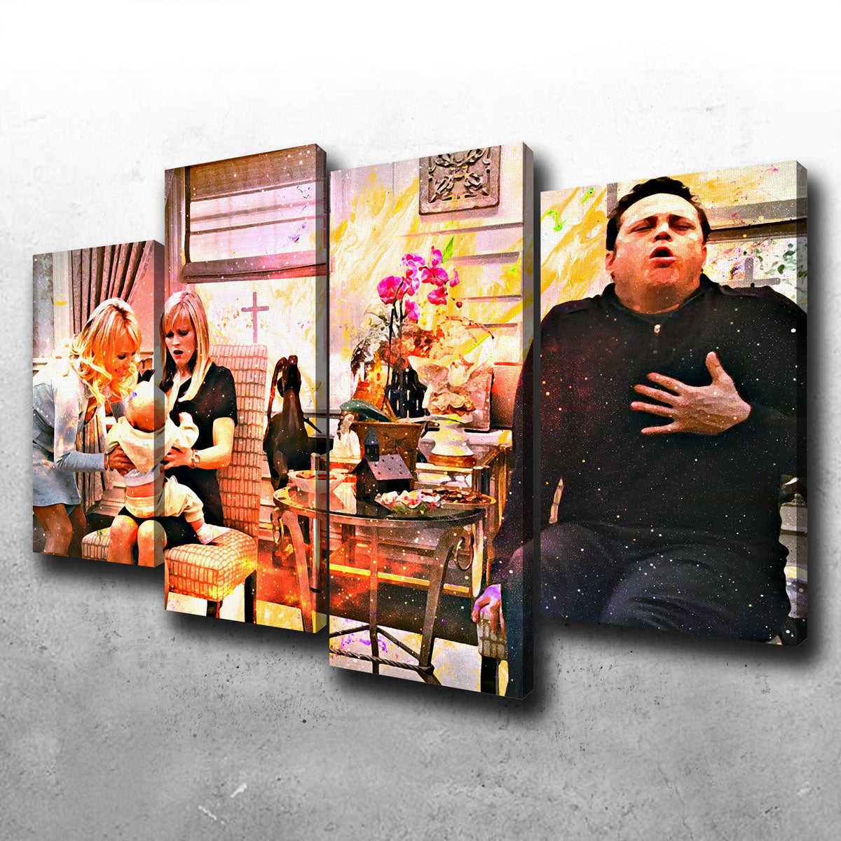 Four Christmases Wall Art