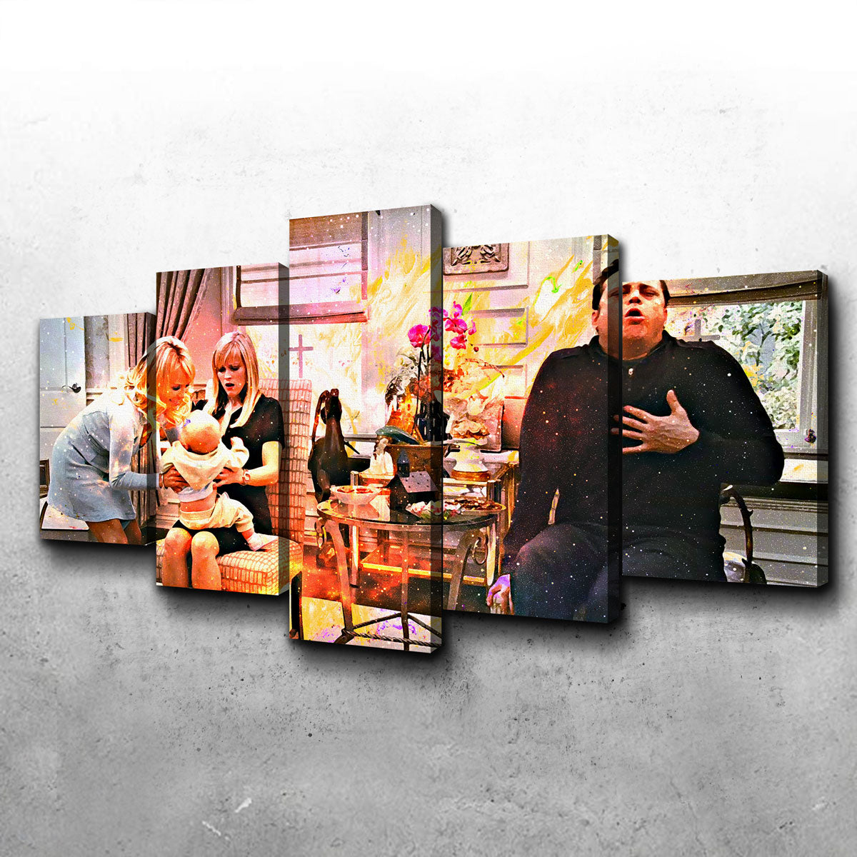 Four Christmases Canvas Set