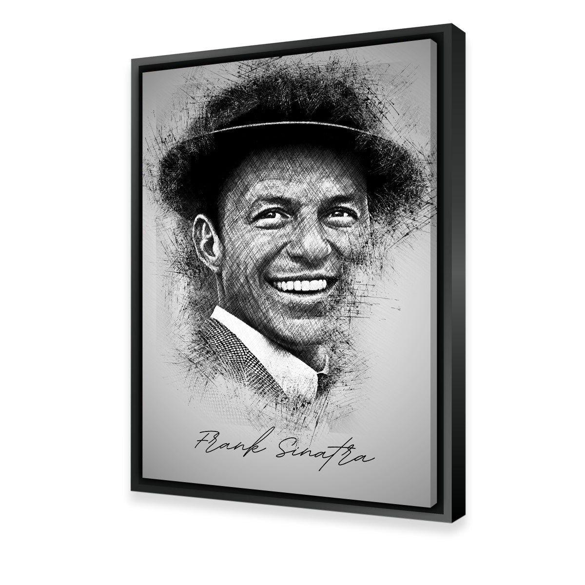 Frank Sinatra Sketch Wall Art