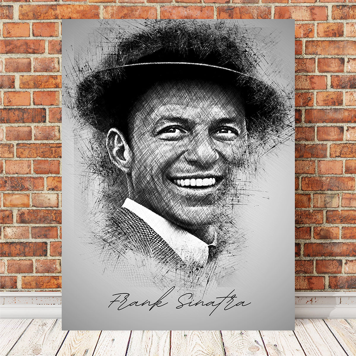 Frank Sinatra Sketch Wall Art